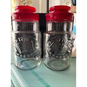 Maxwell House Vintage 1776 Collection Jars (2) by Anchor Hocking Art